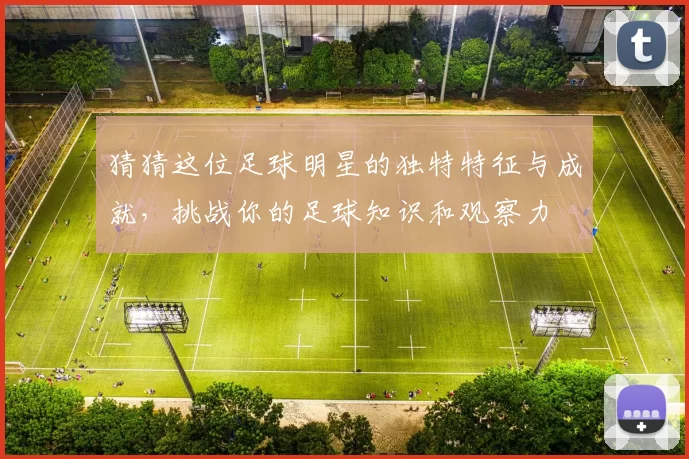 猜猜这位足球明星的独特特征与成就，挑战你的足球知识和观察力
