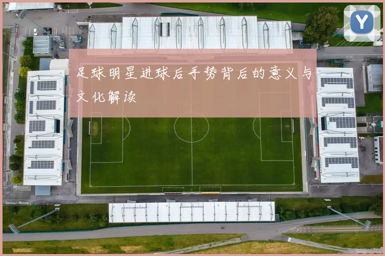 足球明星进球后手势背后的意义与文化解读